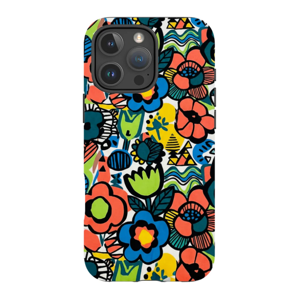 Floral Street Nordic by Salla Niemi — iPhone 16 Pro Max Magsafe Tough Case — Finnaij