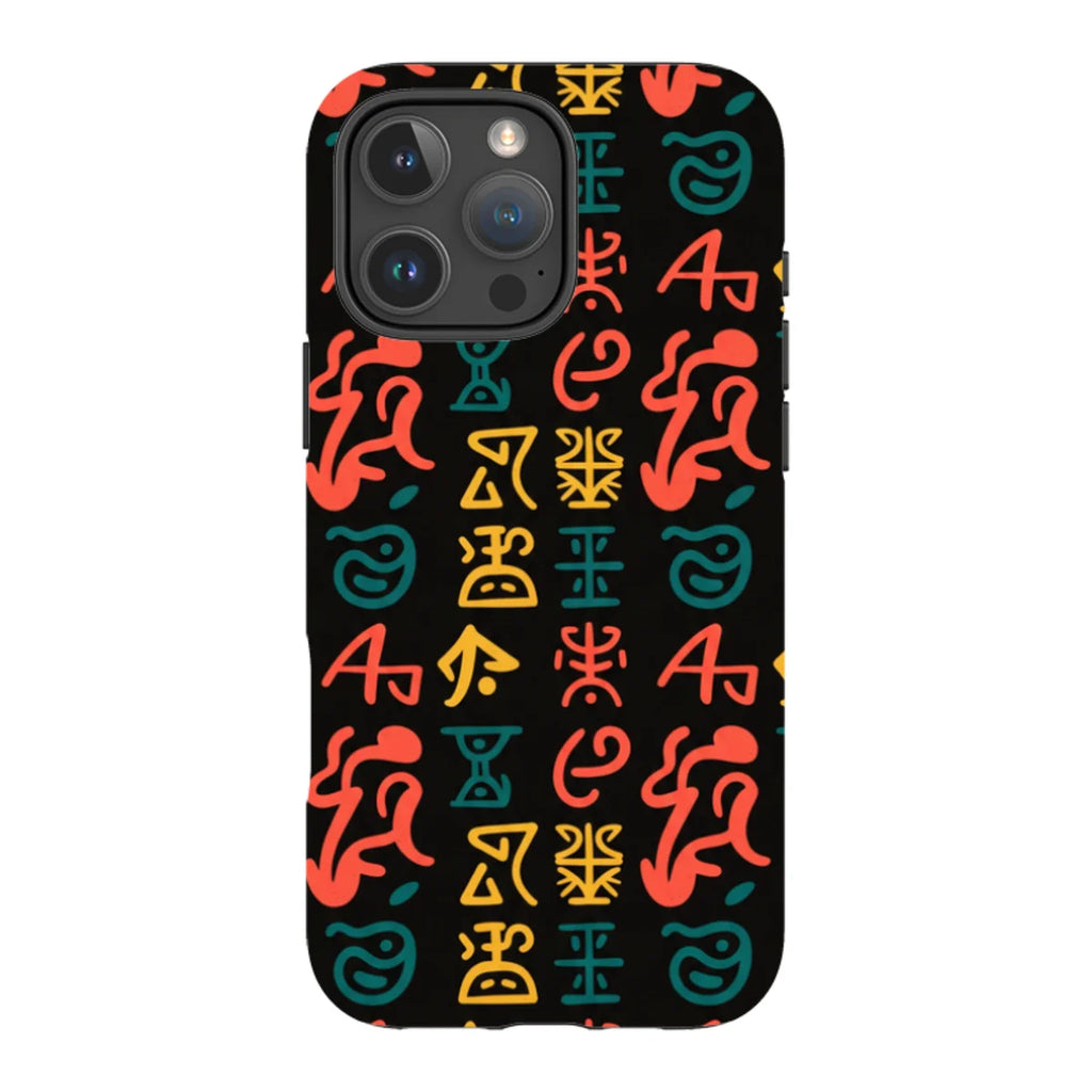 Nsibidi Pulse by Ada Okoye — Magsafe Tough Case for iPhone — Finnaij