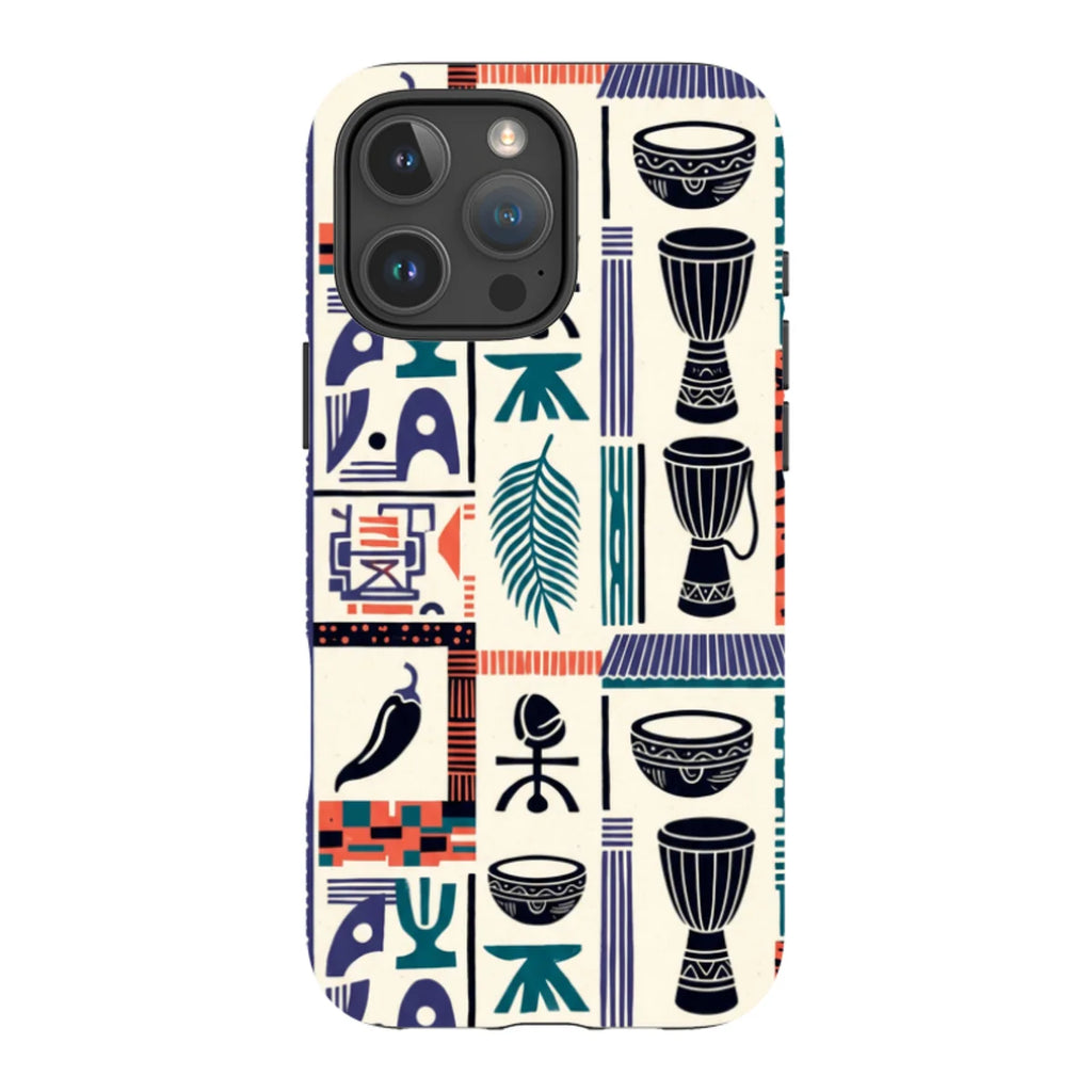 Market Day Icons by Ada Okoye — iPhone 16 Pro Max MagSafe Tough Case — Finnaij