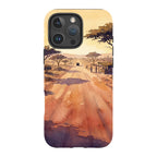 Laterite Road Golden Hour by Tobi Akinyemi — iPhone 16 Pro Max MagSafe Tough Case — Finnaij