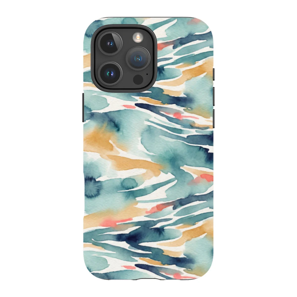 River Reflection Pattern Crop by Tobi Akinyemi — iPhone 16 Pro Max MagSafe Tough Case — Finnaij