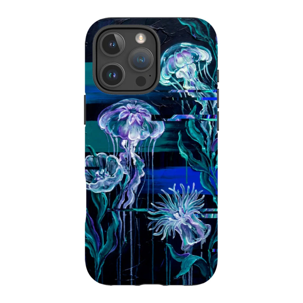 Deep-Sea Underwater Botanical Fantasy by Frida Lövström — iPhone 16 Pro Max Magsafe Tough Case — Finnaij