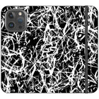 Black-White Grunge — iPhone 16 Pro Max Wallet Case — Finnaij