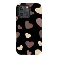 White & Black Hearts — iPhone 16 Pro Max Tough Case — Finnaij