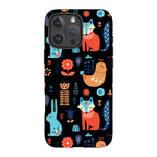 Nordic Ornament Black — iPhone 16 Pro Max Tough Case — Finnaij