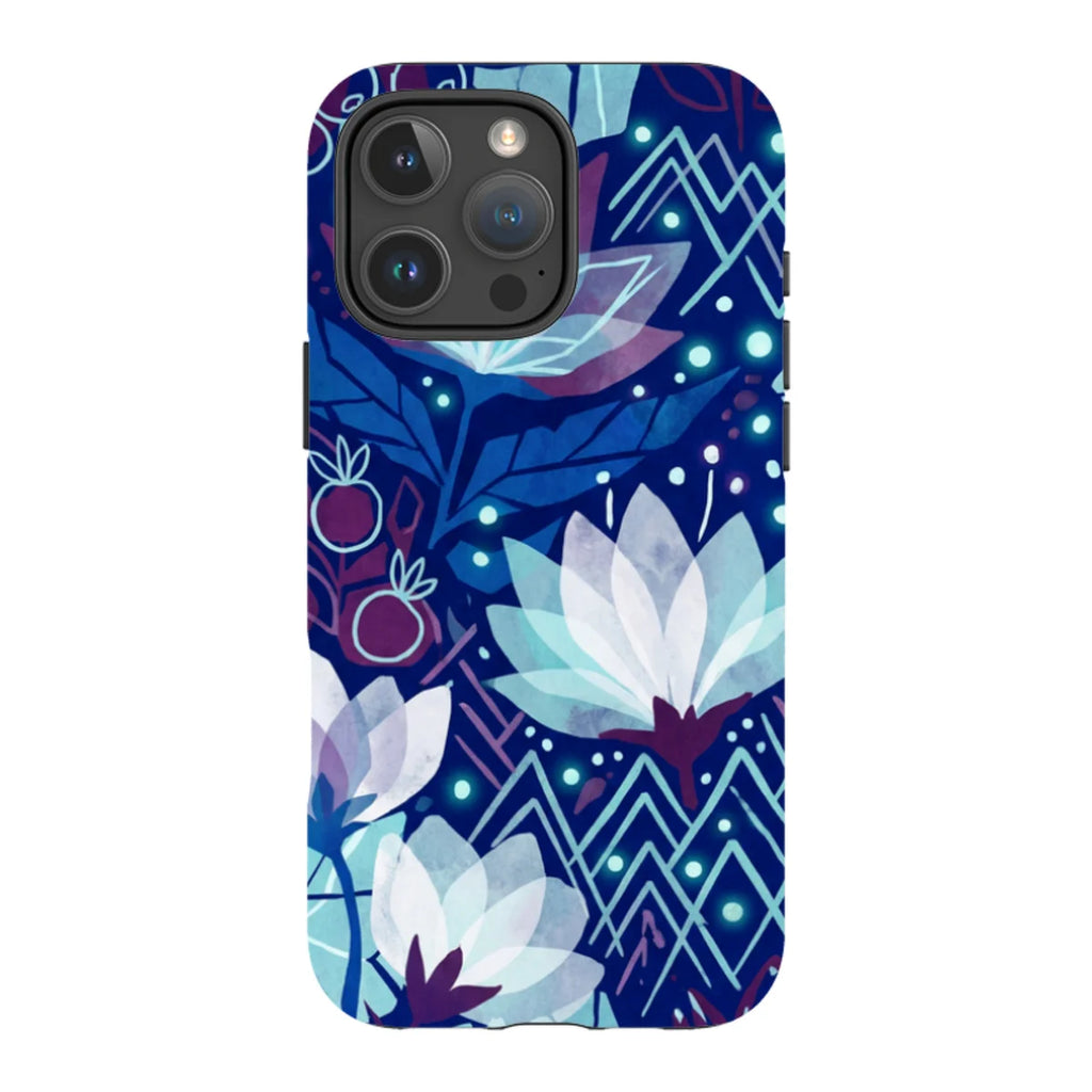 Frozen Lake Petals by Aino Kallio — iPhone 16 Pro Max Tough Case — Finnaij