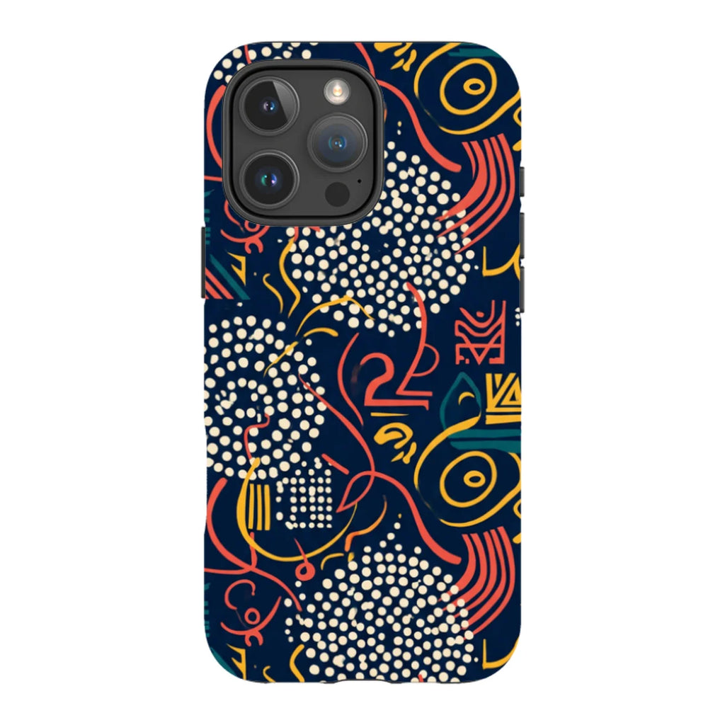 Adire Nightfall by Ada Okoye — Tough Case for iPhone — Finnaij