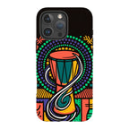 Talking Drum Halo by Ada Okoye — iPhone 16 Pro Max Tough Case — Finnaij