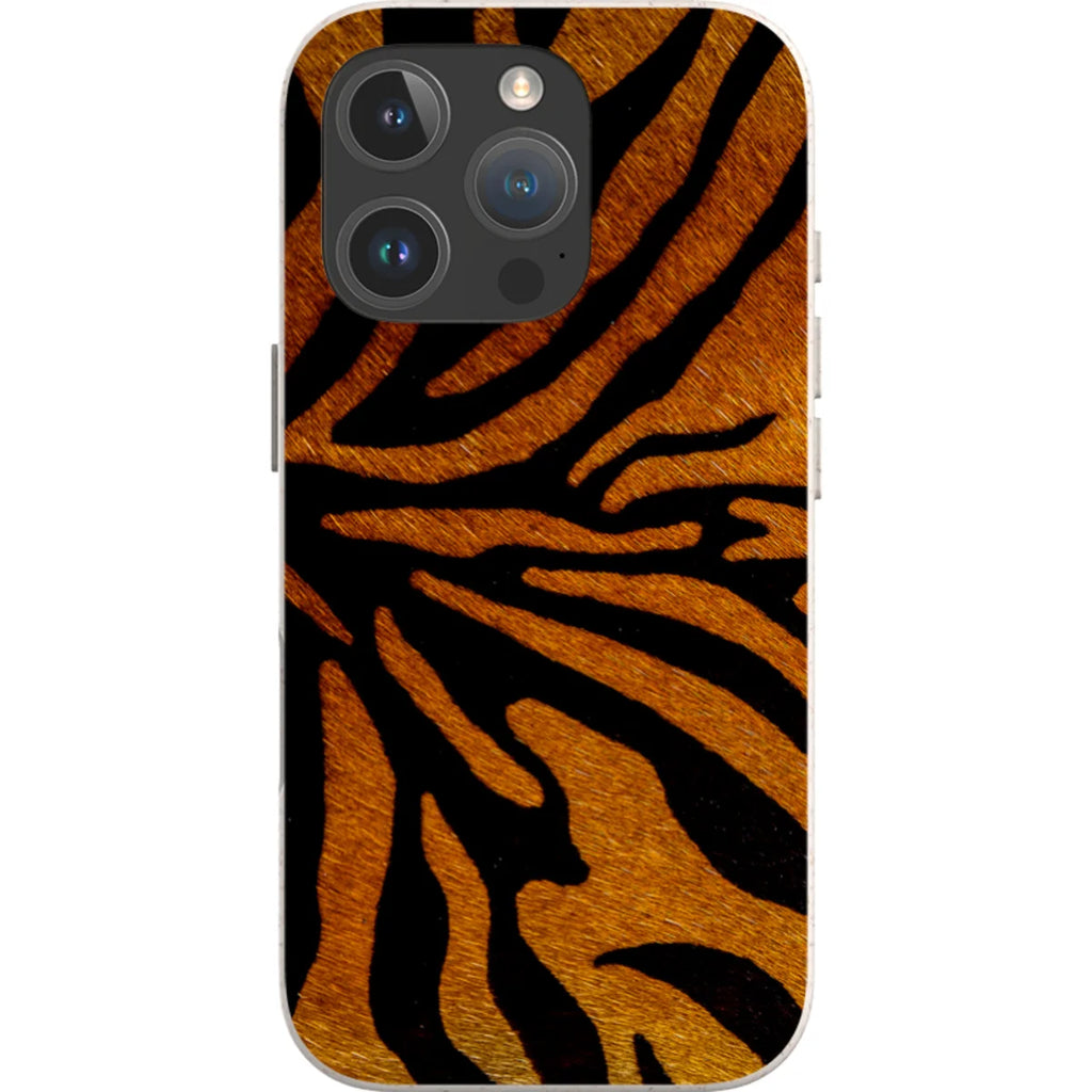 Stripes of the Wild — iPhone 16 Pro iPhone Bio-degradable Case — Finnaij