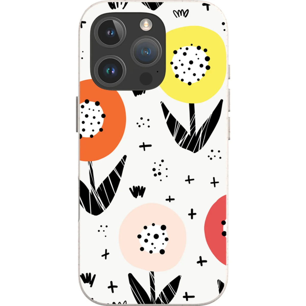 Botanical Doodle — iPhone 16 Pro iPhone Bio-degradable Case — Finnaij