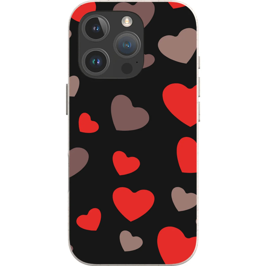 Red Hearts — iPhone 16 Pro iPhone Bio-degradable Case — Finnaij