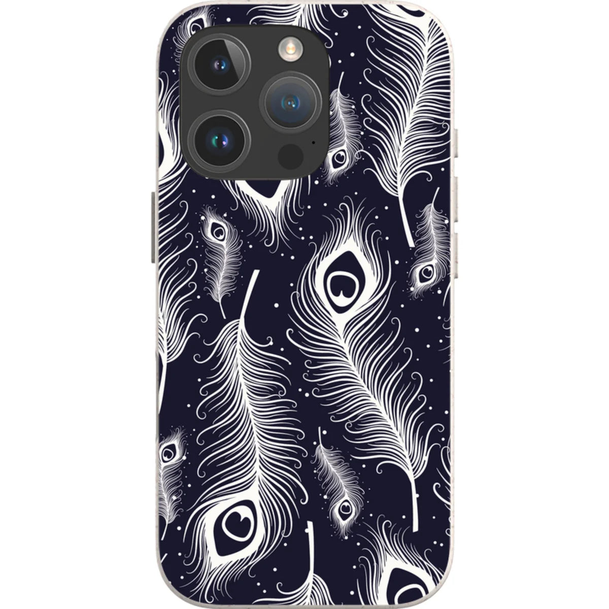 Feathers in Bloom — iPhone 16 Pro iPhone Bio-degradable Case — Finnaij
