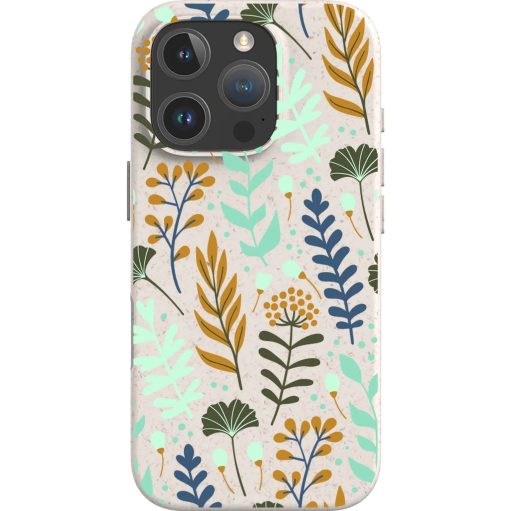 Wild Floral Natural — iPhone 16 Pro iPhone Bio-degradable Case — Finnaij
