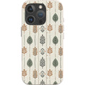 Birch and Linen Pattern by Elsi Vaarala — iPhone 16 Pro iPhone Bio-degradable Case — Finnaij