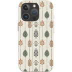 Birch and Linen Pattern by Elsi Vaarala — iPhone 16 Pro iPhone Bio-degradable Case — Finnaij