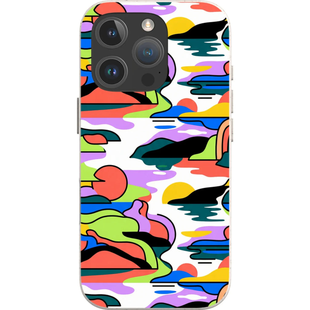 Archipelago Color Motion by Salla Niemi — iPhone 16 Pro iPhone Bio-degradable Case — Finnaij