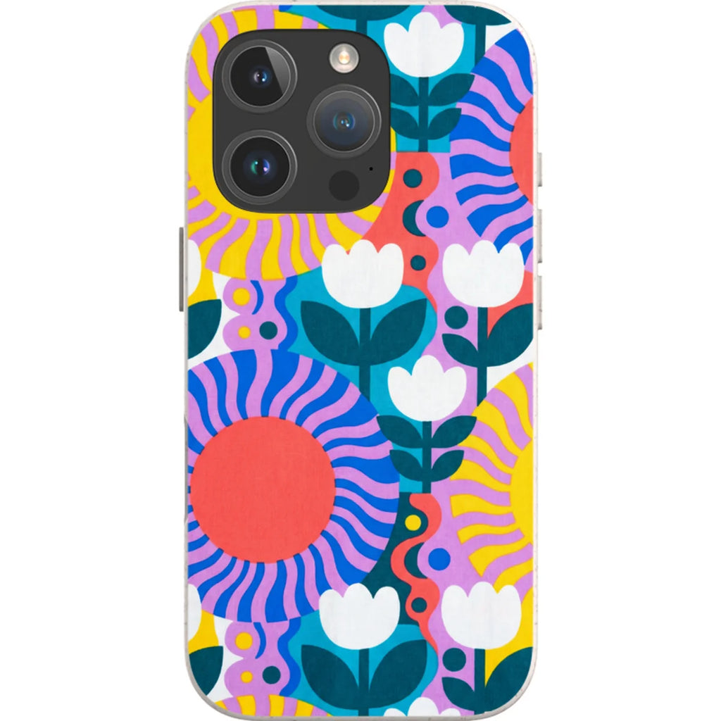 Midnight Sun Mod Bloom by Salla Niemi — iPhone 16 Pro iPhone Bio-degradable Case — Finnaij