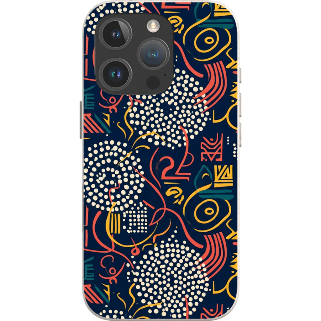 Adire Nightfall by Ada Okoye — iPhone Bio-degradable Case — Finnaij