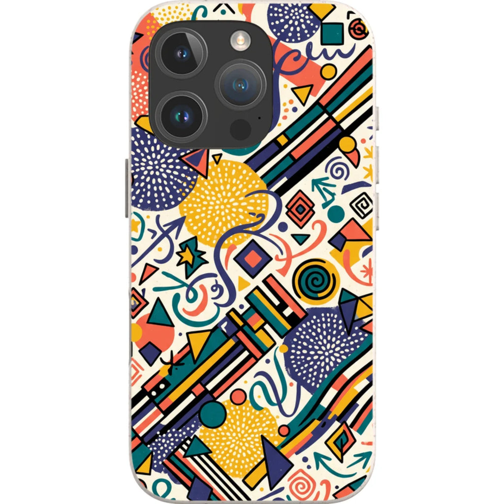 Festival Confetti (Daylight) by Ada Okoye — iPhone 16 Pro iPhone Bio-degradable Case — Finnaij