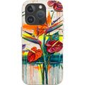 Tropical Flowers by Frida Lövström — iPhone 16 Pro iPhone Bio-degradable Case — Finnaij
