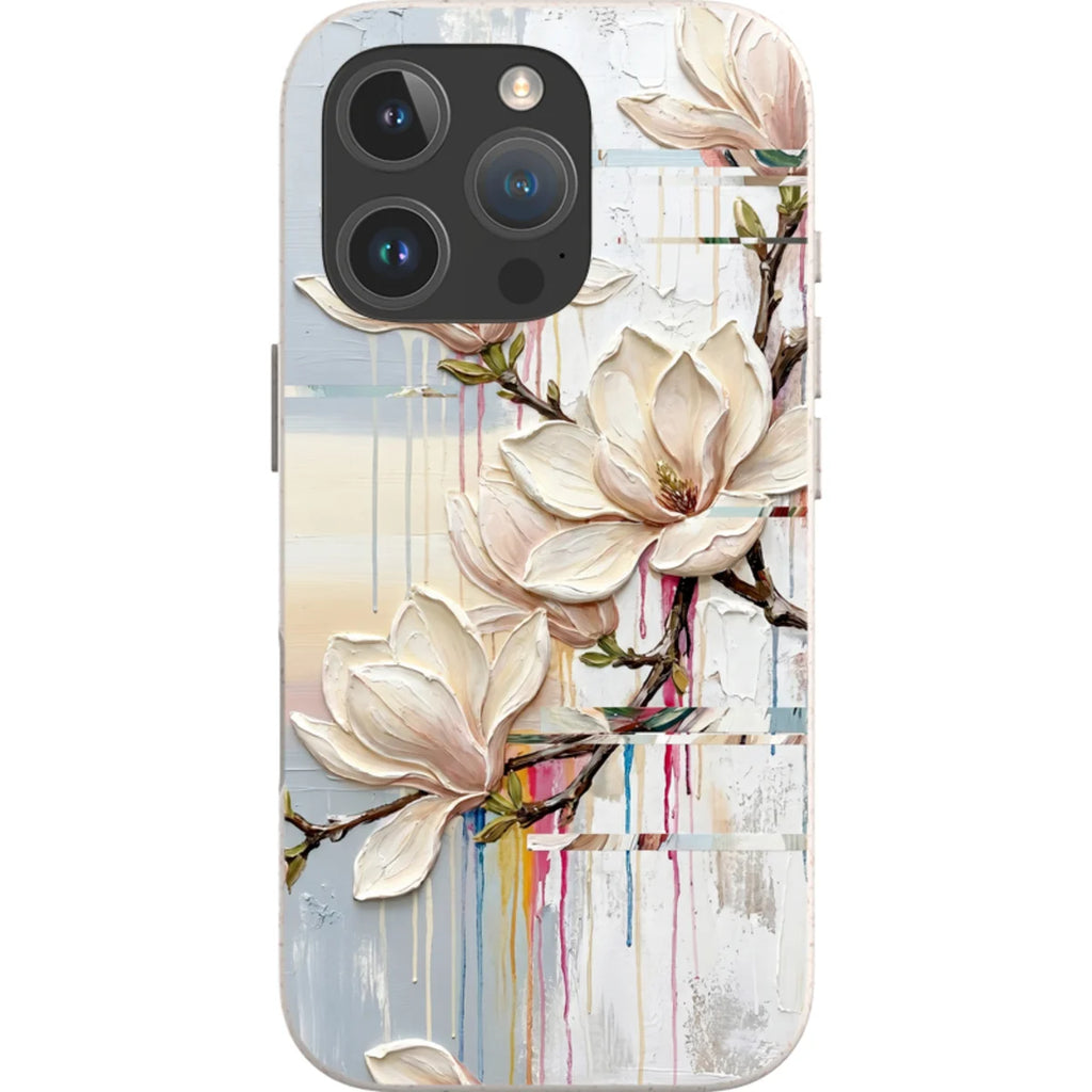 Magnolia Branches by Frida Lövström — iPhone 16 Pro iPhone Bio-degradable Case — Finnaij