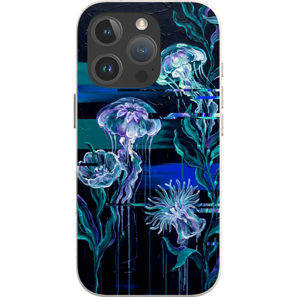 Deep-Sea Underwater Botanical Fantasy by Frida Lövström — iPhone 16 Pro iPhone Bio-degradable Case — Finnaij