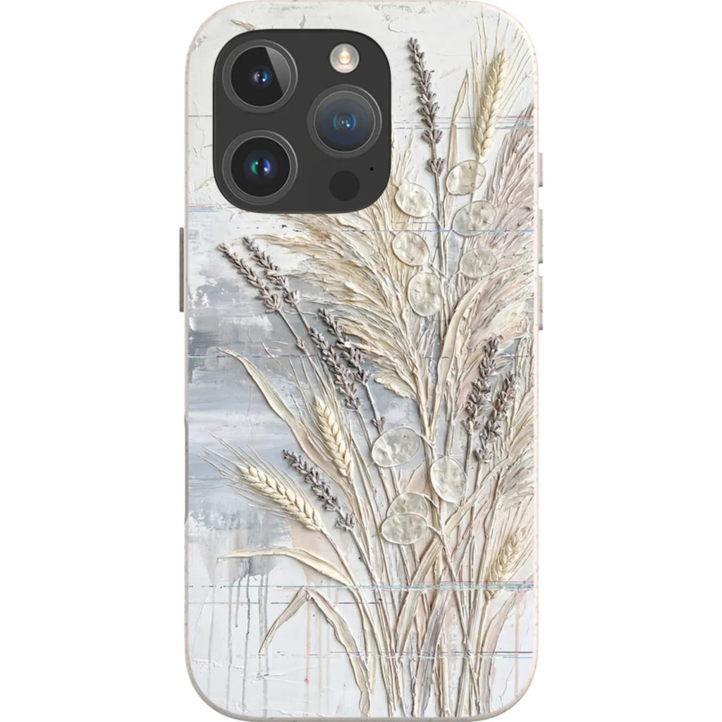 Dried Flowers and Grasses by Frida Lövström — iPhone 16 Pro iPhone Bio-degradable Case — Finnaij