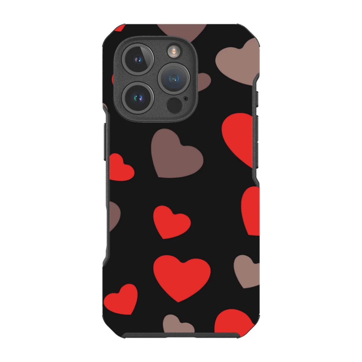 Red Hearts — iPhone 16 Pro Impact Armour MagSafe Case — Finnaij
