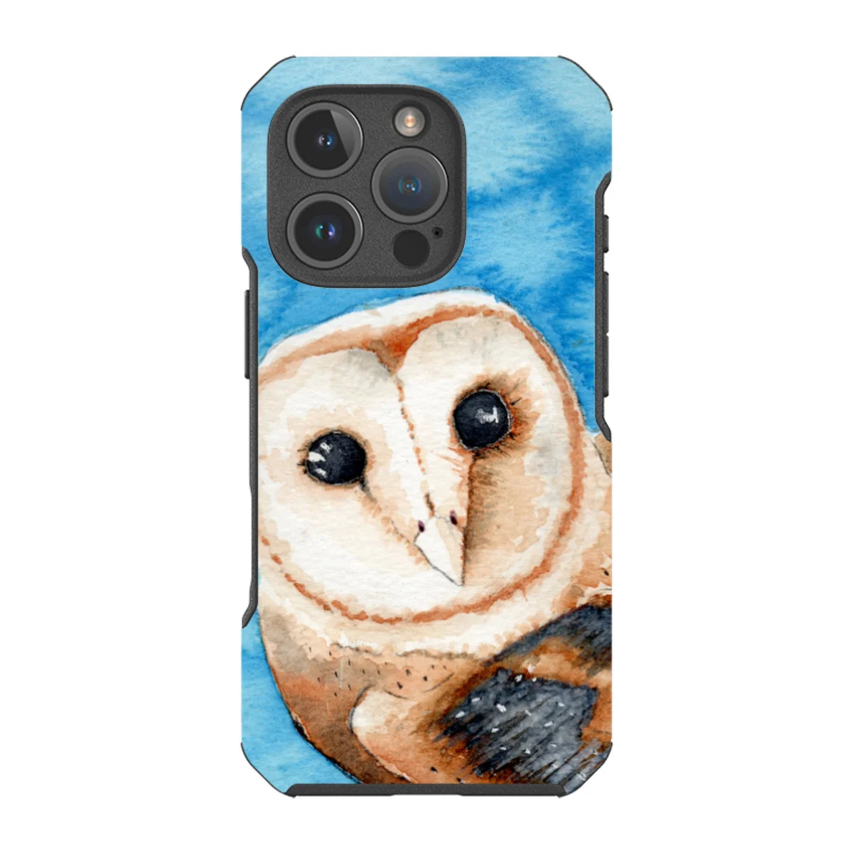 Owly MacOwlface by Hicksy — iPhone 16 Pro Impact Armour MagSafe Case — Finnaij