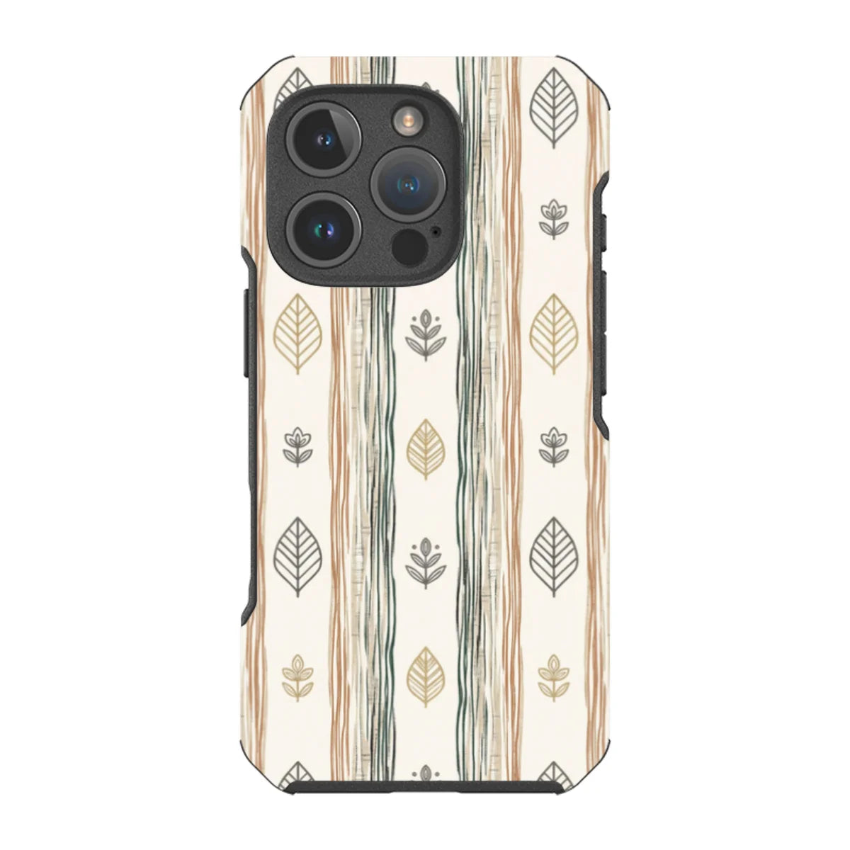 Birch Linen Harmony by Elsi Vaarala — iPhone 16 Pro Impact Armour MagSafe Case — Finnaij