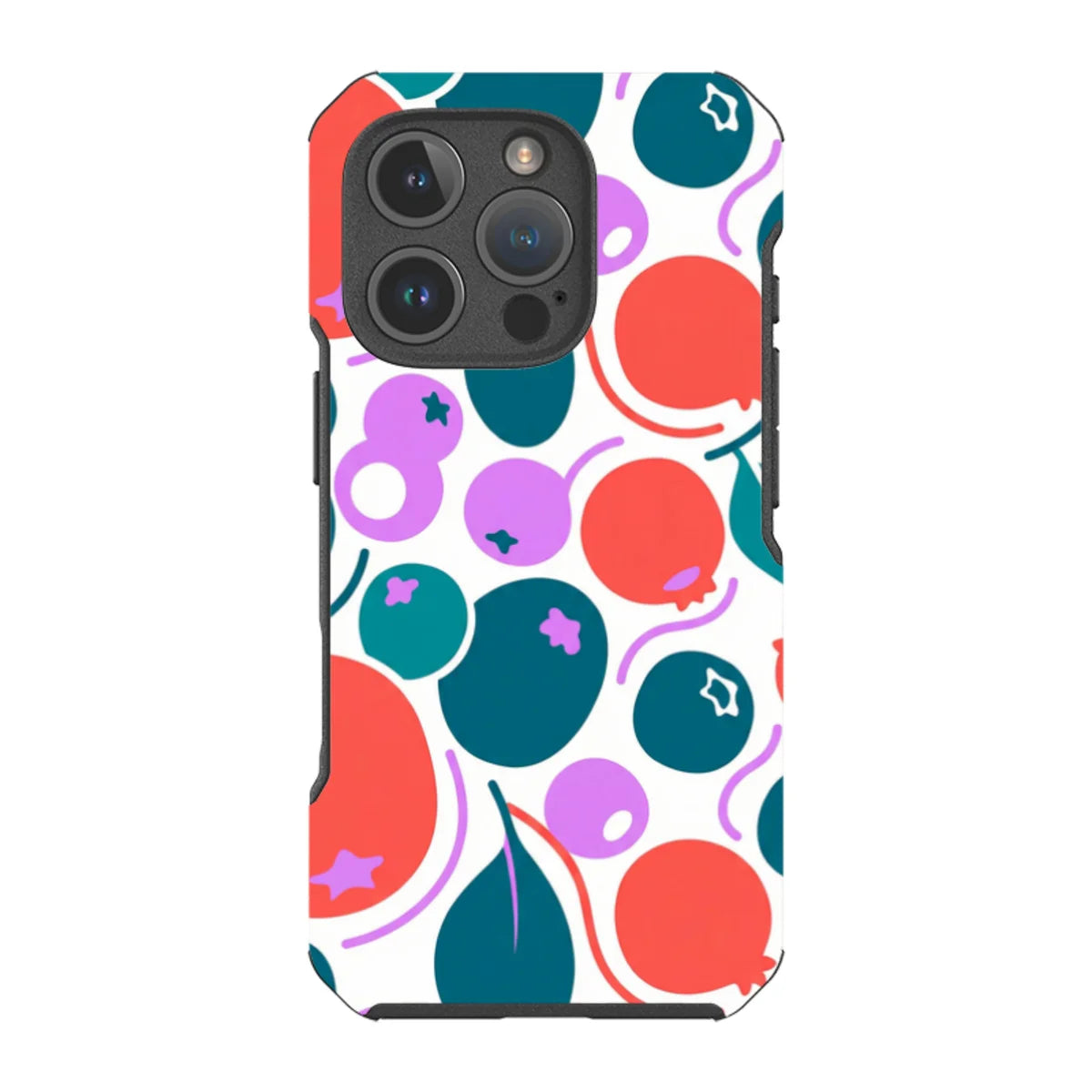 Berry Icon Remix by Salla Niemi — iPhone 16 Pro Impact Armour MagSafe Case — Finnaij