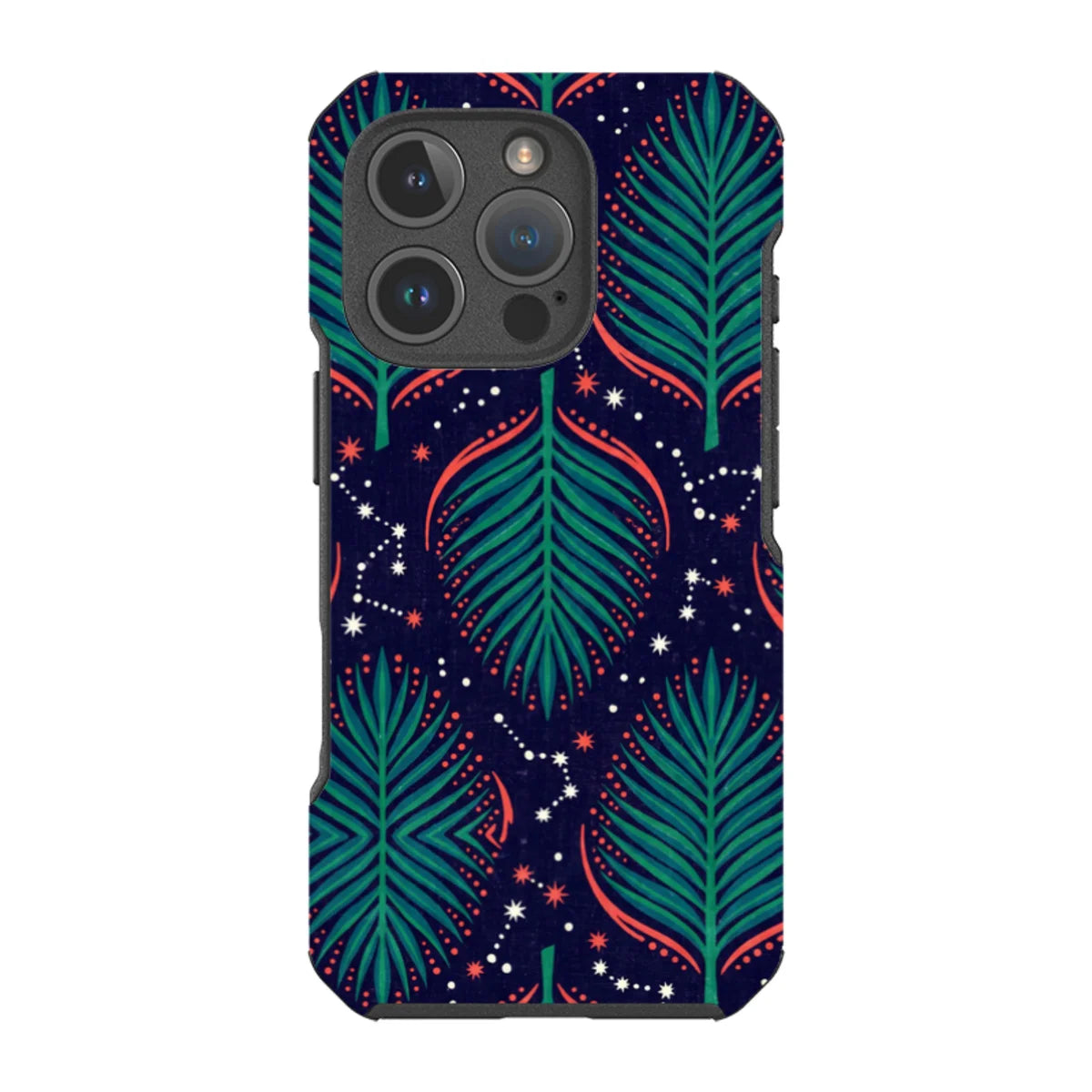Palm Frond Constellations by Ada Okoye — iPhone 16 Pro Impact Armour MagSafe Case — Finnaij