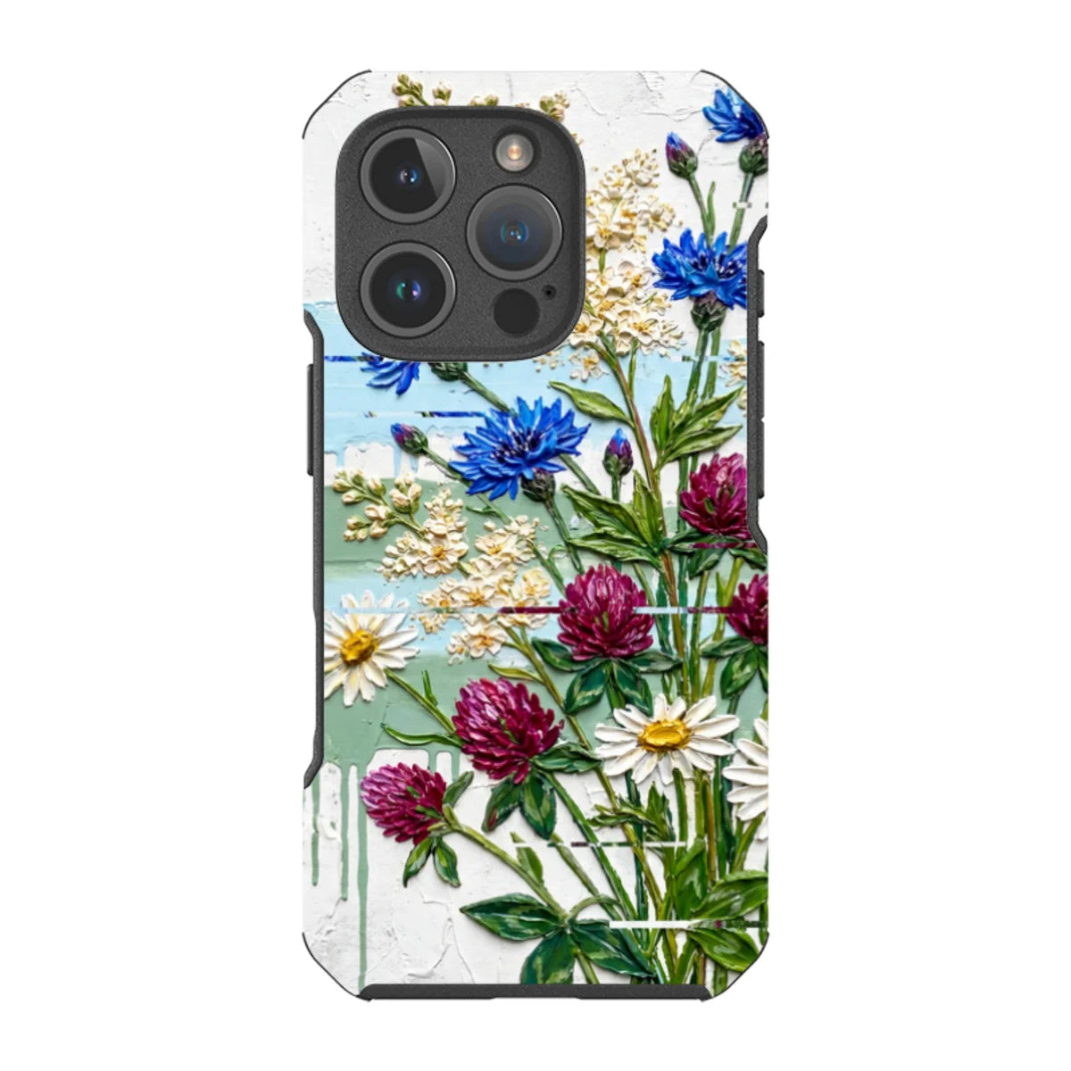 Nordic Wildflowers by Frida Lövström — iPhone 16 Pro Impact Armour MagSafe Case — Finnaij