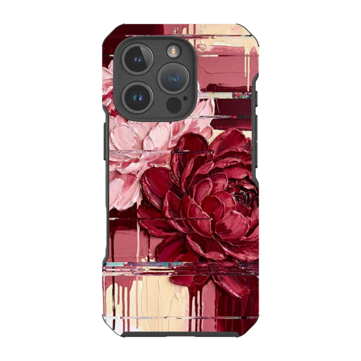 Peonies by Frida Lövström — iPhone 16 Pro Impact Armour MagSafe Case — Finnaij