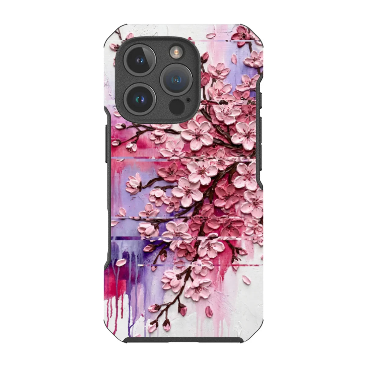 Cherry Blossoms by Frida Lövström — iPhone 16 Pro Impact Armour MagSafe Case — Finnaij