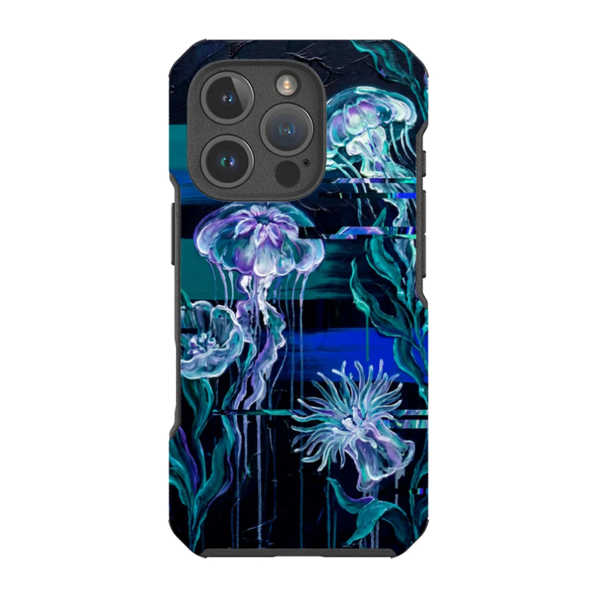 Deep-Sea Underwater Botanical Fantasy by Frida Lövström — iPhone 16 Pro Impact Armour MagSafe Case — Finnaij