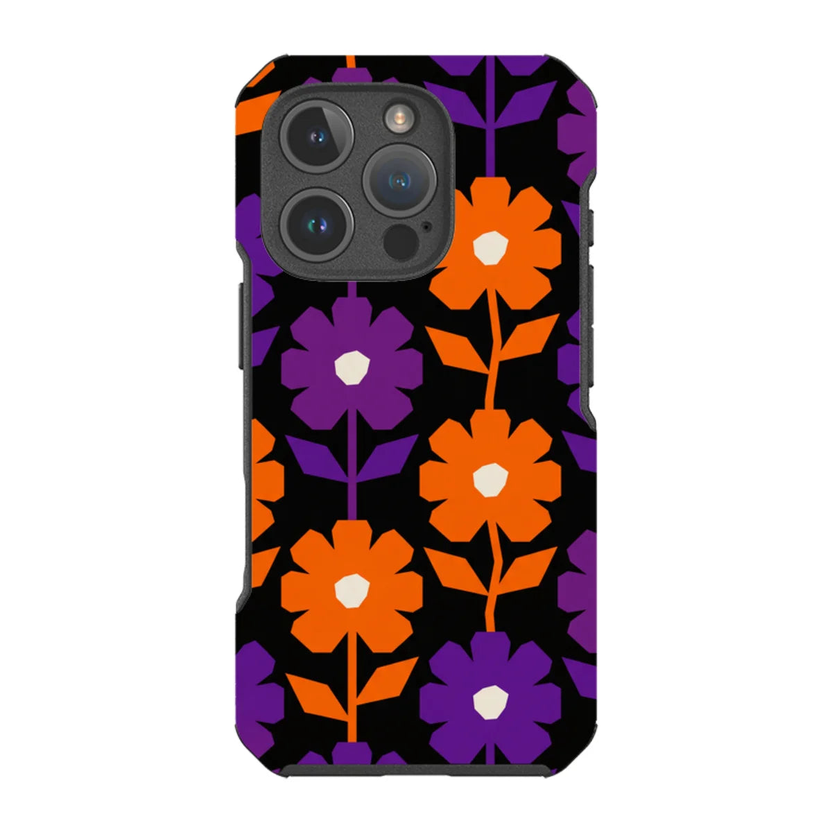 Haunted Bloom — iPhone 16 Pro Impact Armour MagSafe Case — Finnaij