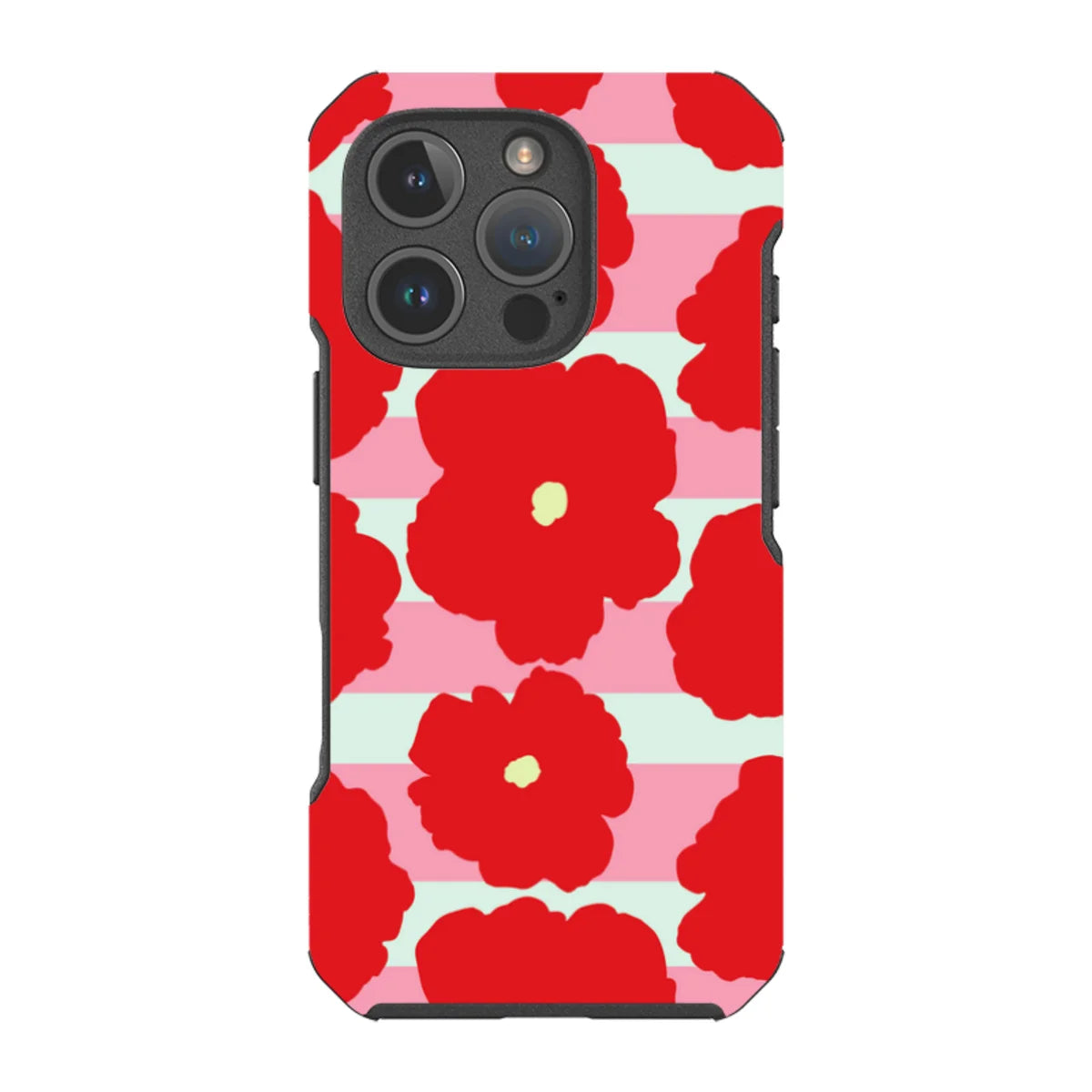 Bold Floral — iPhone 16 Pro Impact Armour MagSafe Case — Finnaij