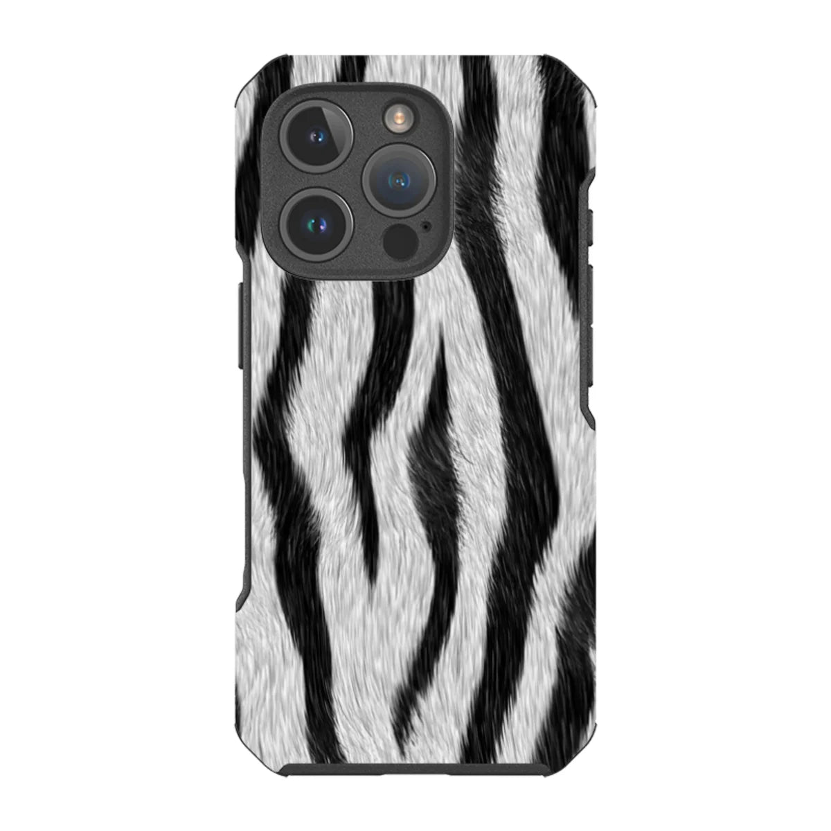 Zebra Groove — iPhone 16 Pro Impact Armour MagSafe Case — Finnaij