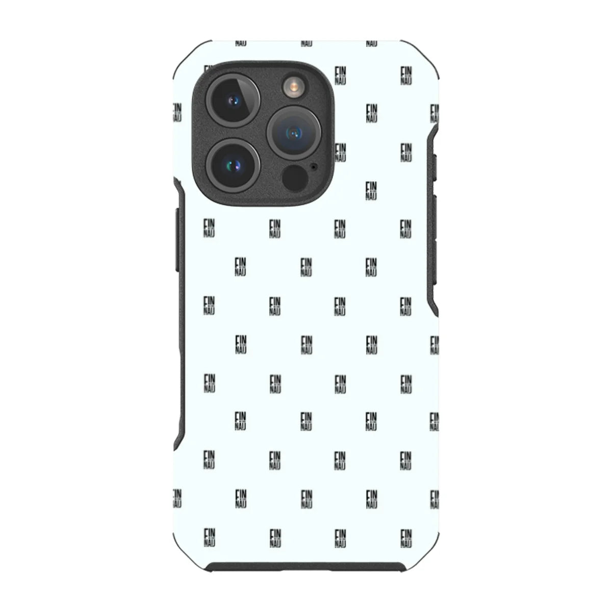 Monogram Snow — iPhone 16 Pro Impact Armour MagSafe Case — Finnaij