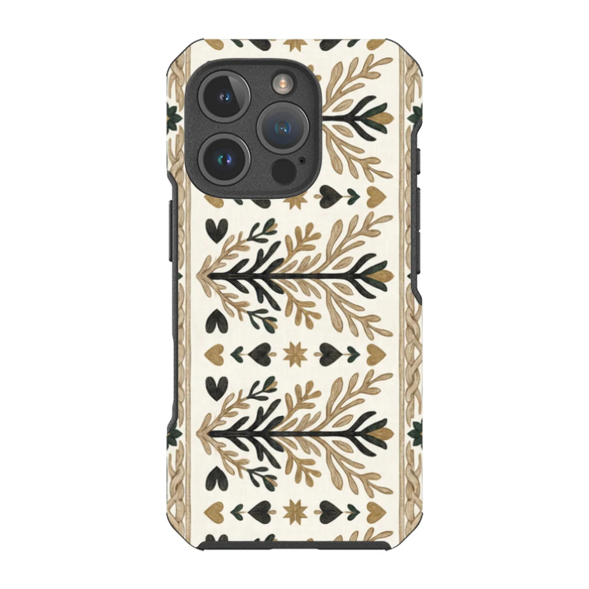 Heritage Border by Elsi Vaarala — iPhone 16 Pro Impact Armour MagSafe Case — Finnaij
