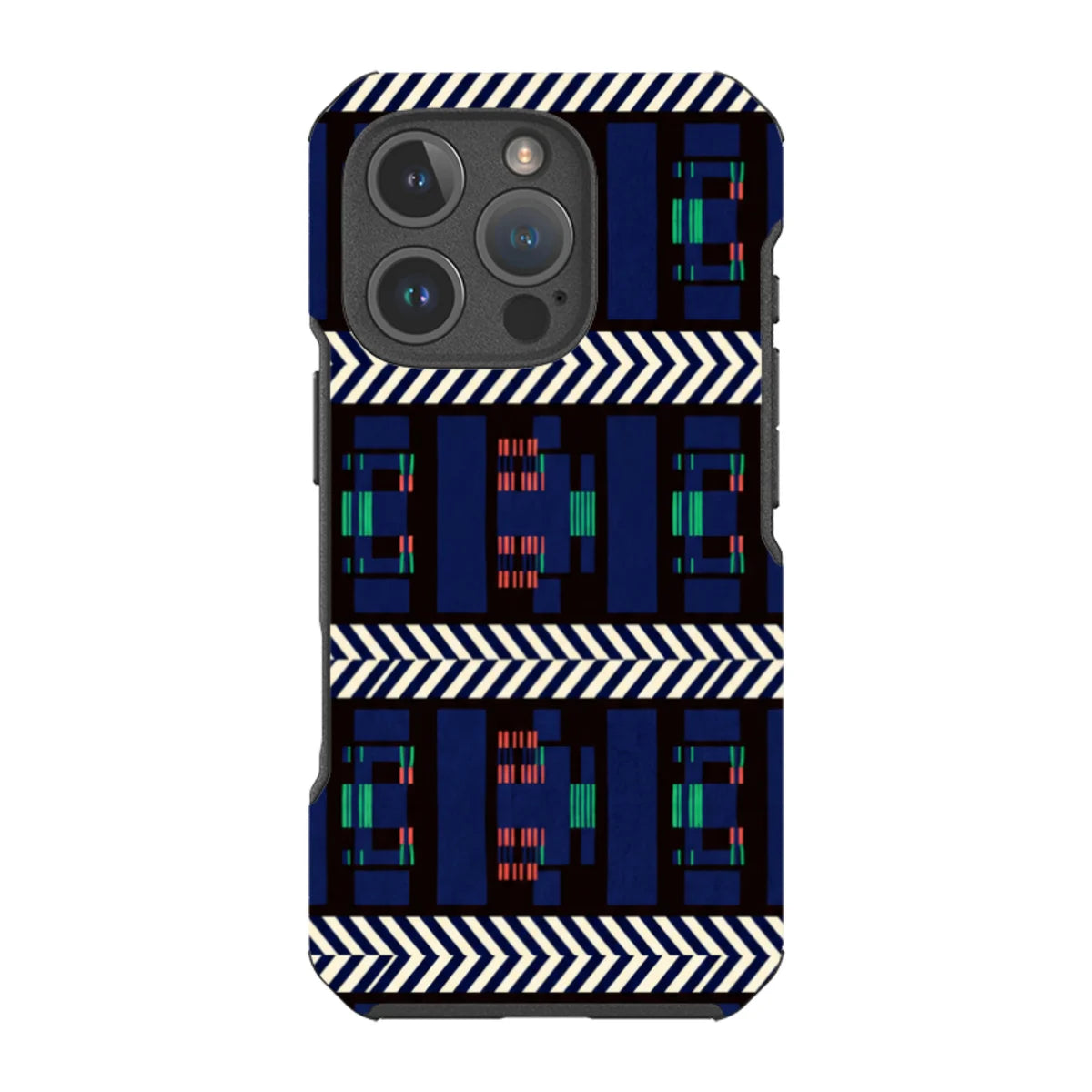 Midnight Aso-Oke by Ada Okoye — iPhone 16 Pro Impact Armour MagSafe Case — Finnaij