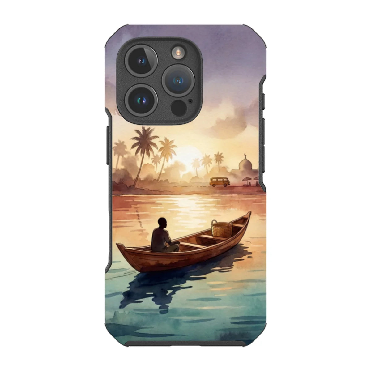Lagoon Morning by Tobi Akinyemi — iPhone 16 Pro Impact Armour MagSafe Case — Finnaij