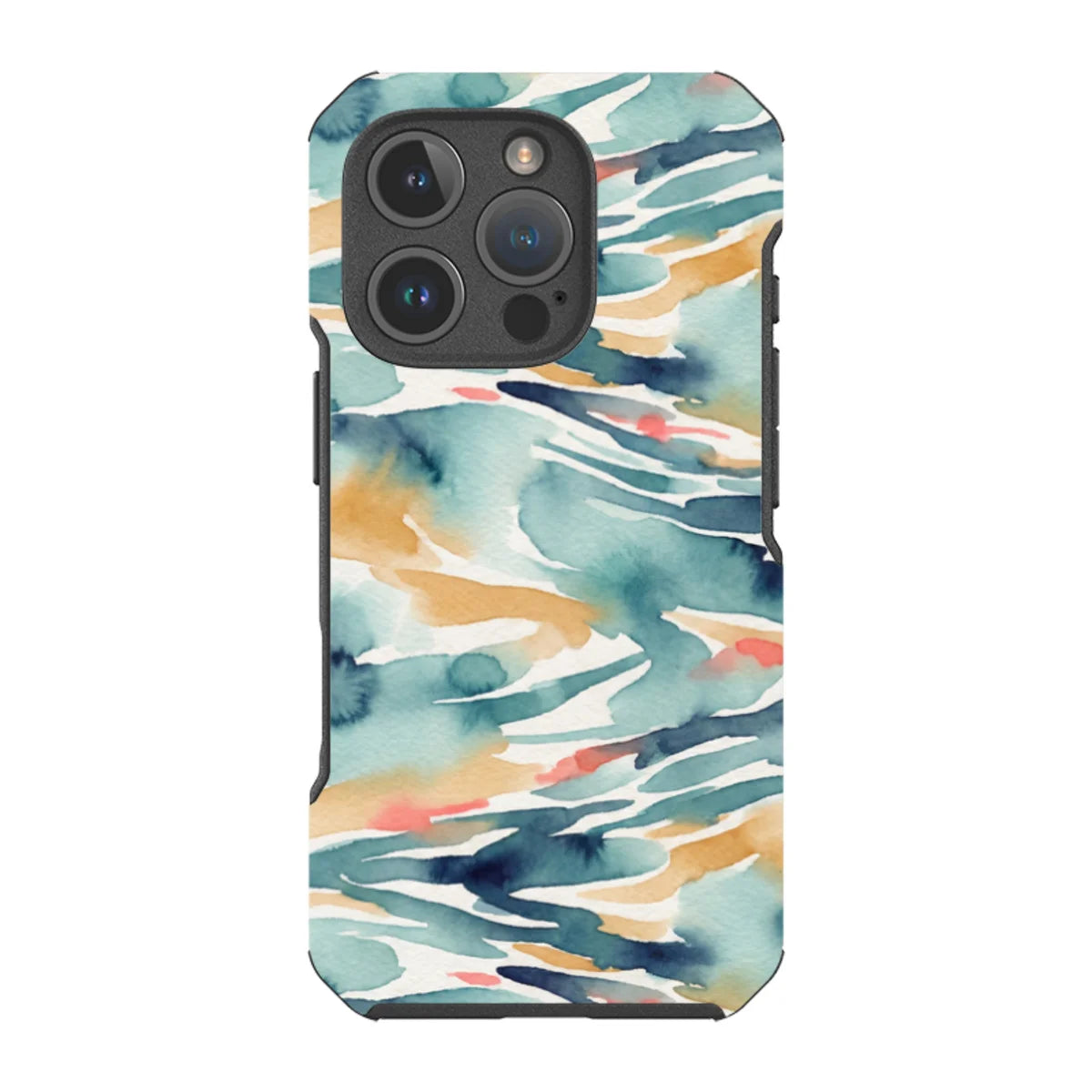 River Reflection Pattern Crop by Tobi Akinyemi — iPhone 16 Pro Impact Armour MagSafe Case — Finnaij