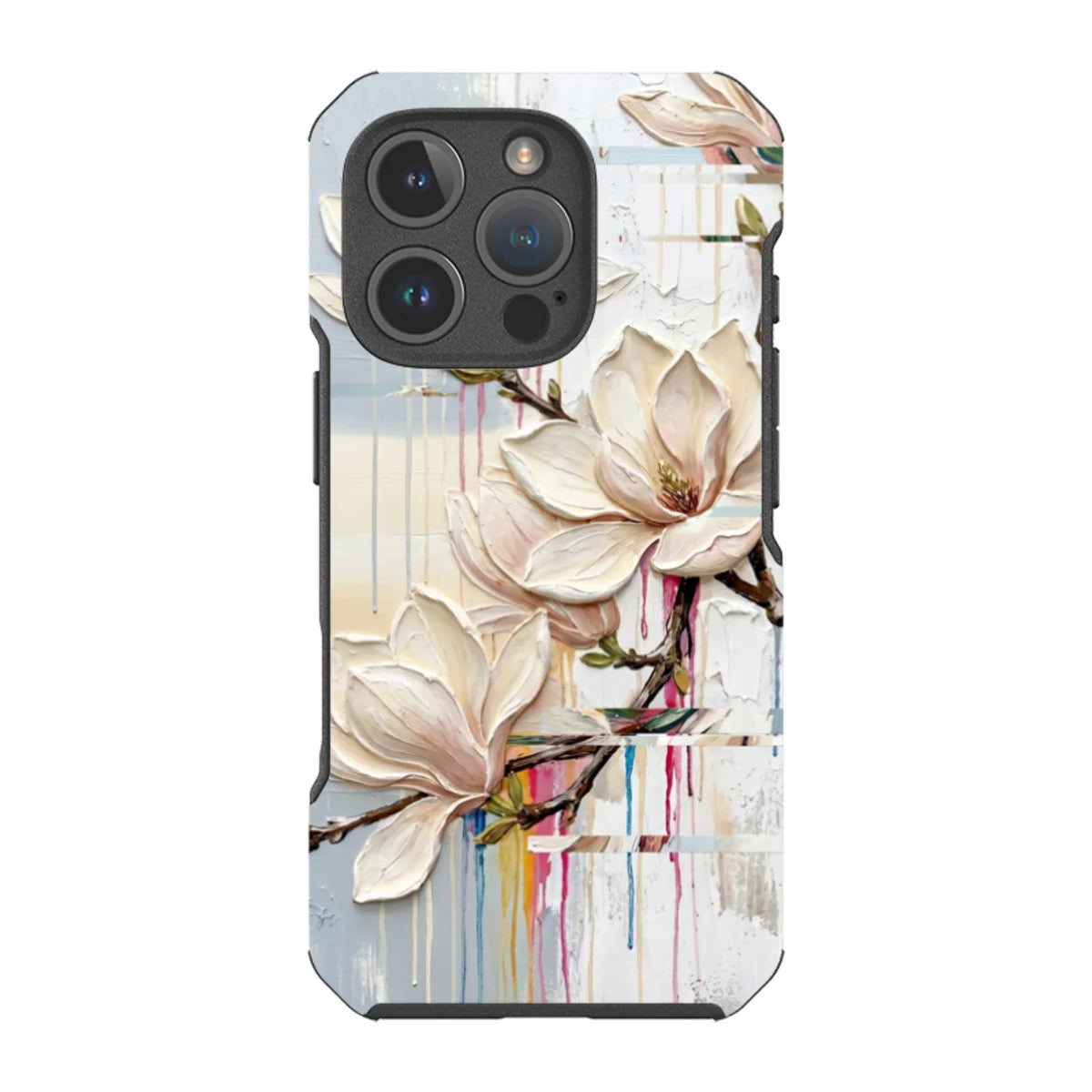 Magnolia Branches by Frida Lövström — iPhone 16 Pro Impact Armour MagSafe Case — Finnaij