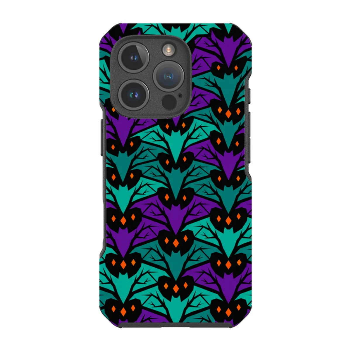 Bat Forest — iPhone 16 Pro Impact Armour MagSafe Case — Finnaij