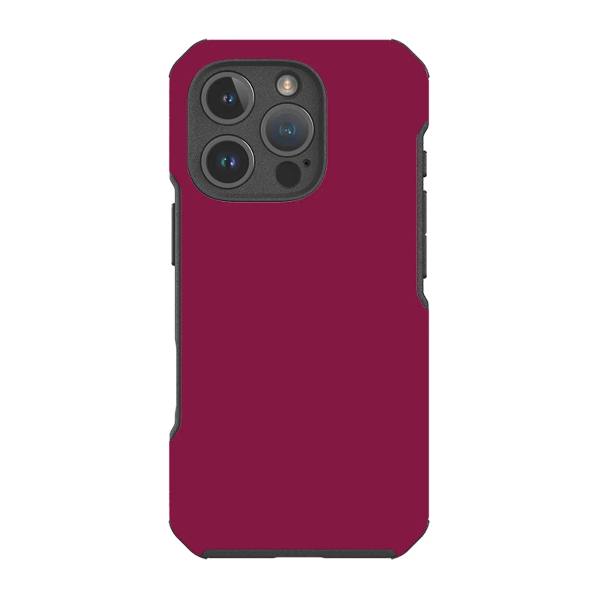 Simple Range Burgundy Orchid — iPhone 16 Pro Impact Armour MagSafe Case — Finnaij