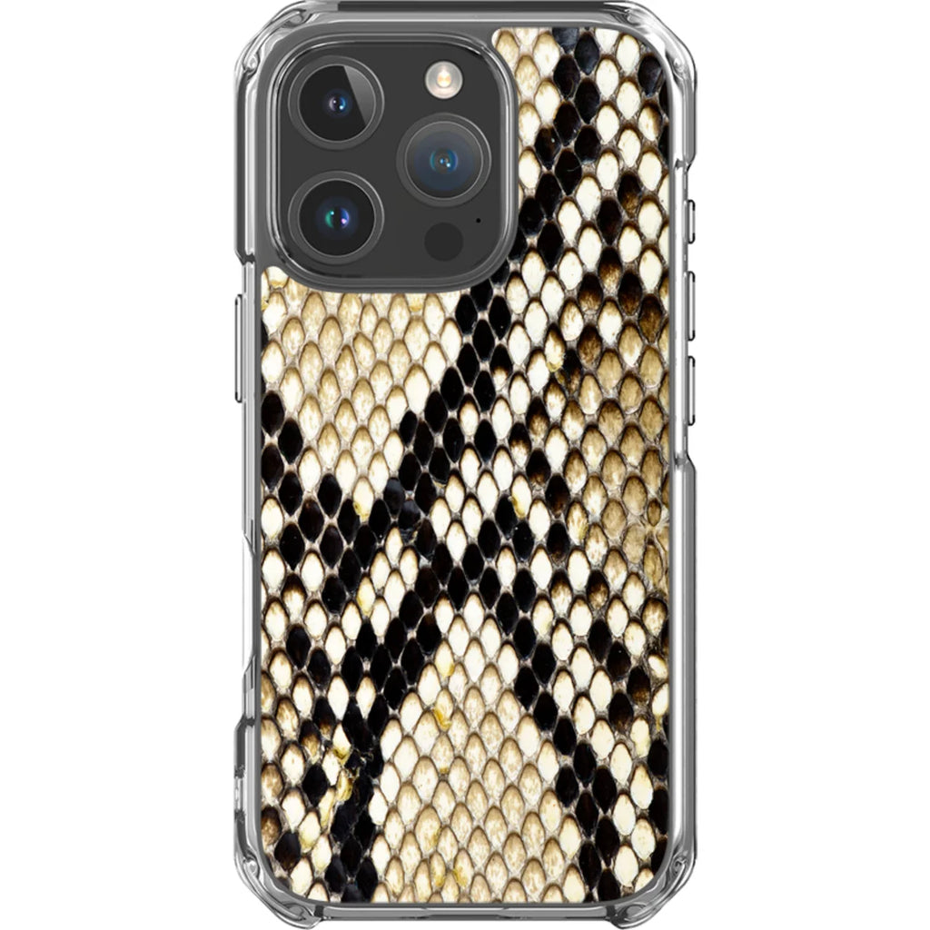 Serpent Chic — iPhone 16 Pro Magsafe Clear Impact Case — Finnaij