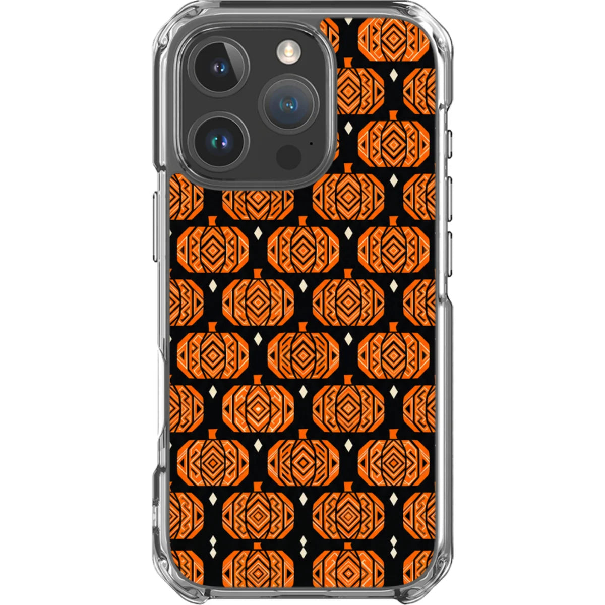 Pumpkin Runo — iPhone 16 Pro Magsafe Clear Impact Case — Finnaij