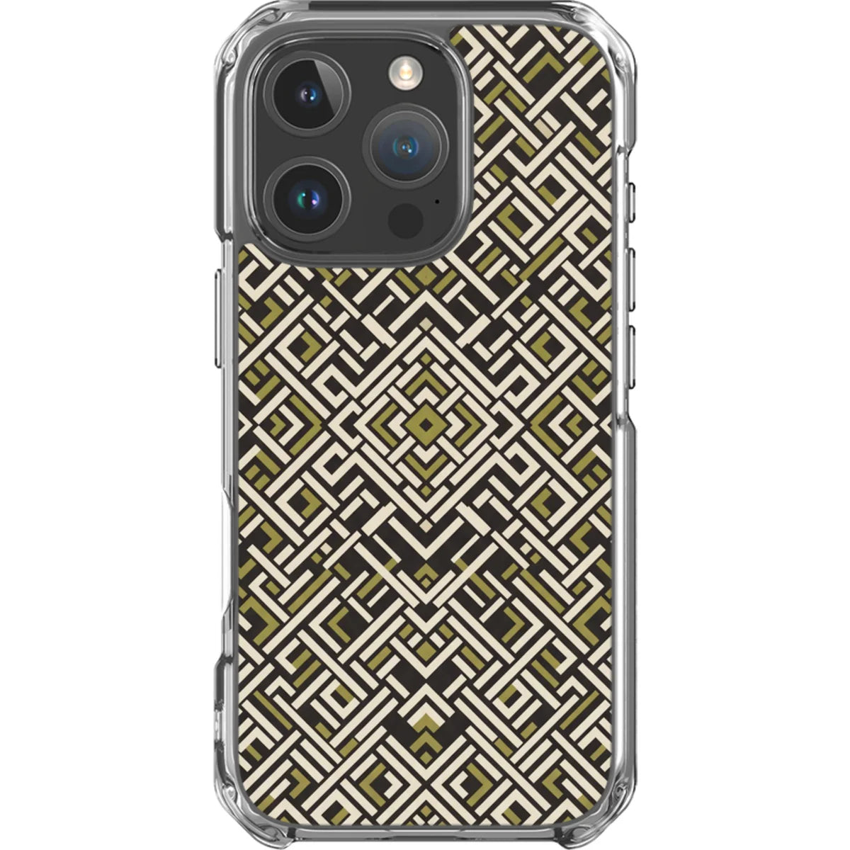 Bone Kuba — iPhone 16 Pro Magsafe Clear Impact Case — Finnaij